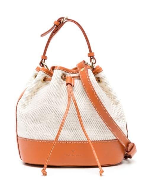 small canvas bucket bag by IL BISONTE