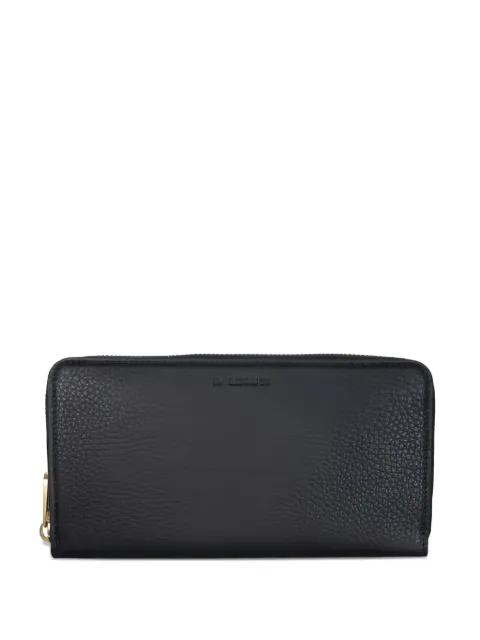 zipped leather wallet by IL BISONTE