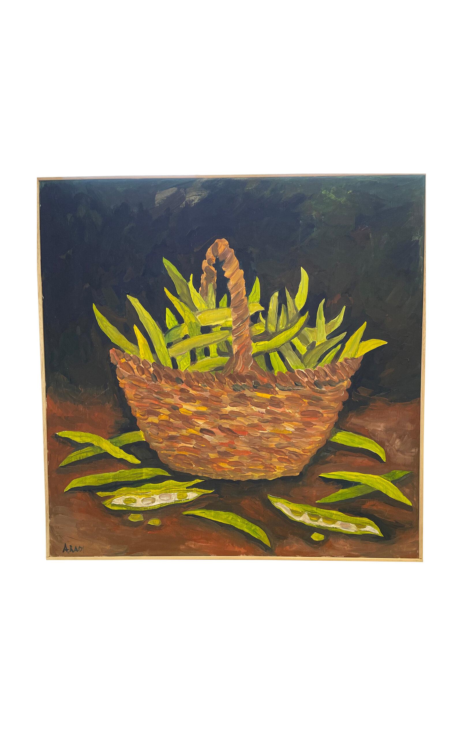 il Buco Vita - Cesto di Fagioli II (Bowl of Beans II) Oil Painting - Multi - Moda Operandi by IL BUCO VITA