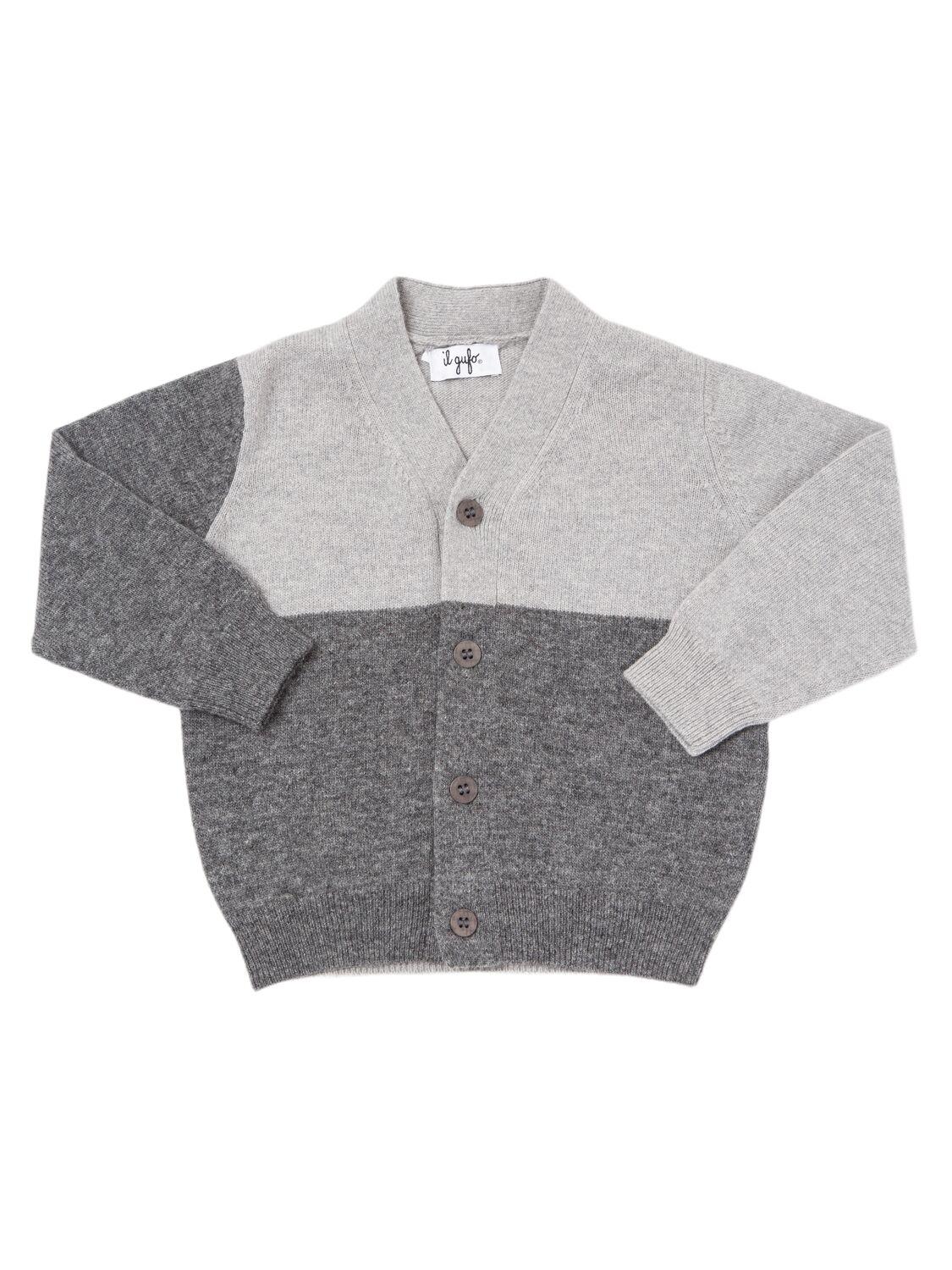 Wool Knit Cardigan by IL GUFO