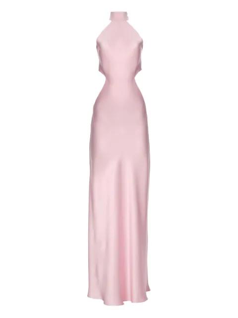 Amina high-neck cut-out dress by IL VOLO