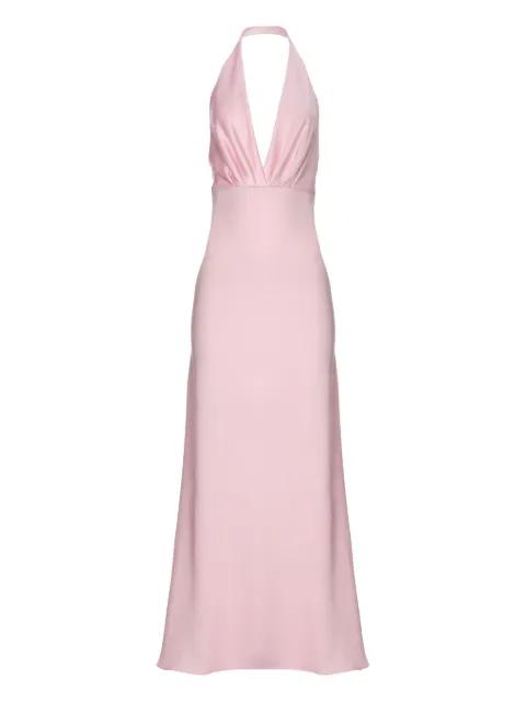 Belle halterneck draped dress by IL VOLO