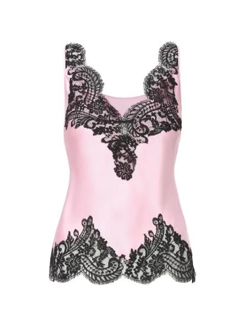 lace-trim top by IL VOLO