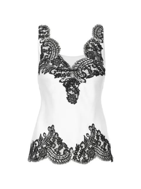 lace-trim top by IL VOLO