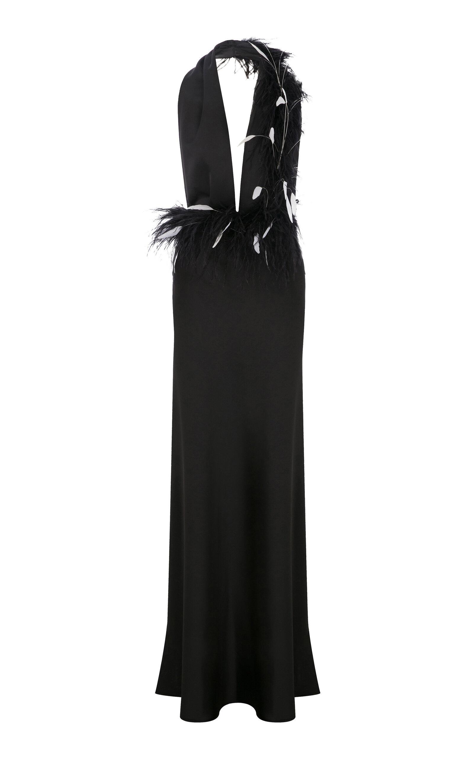 ILA THE BRAND Carey Feathered Maxi Dress - Moda Operandi by ILA THE BRAND