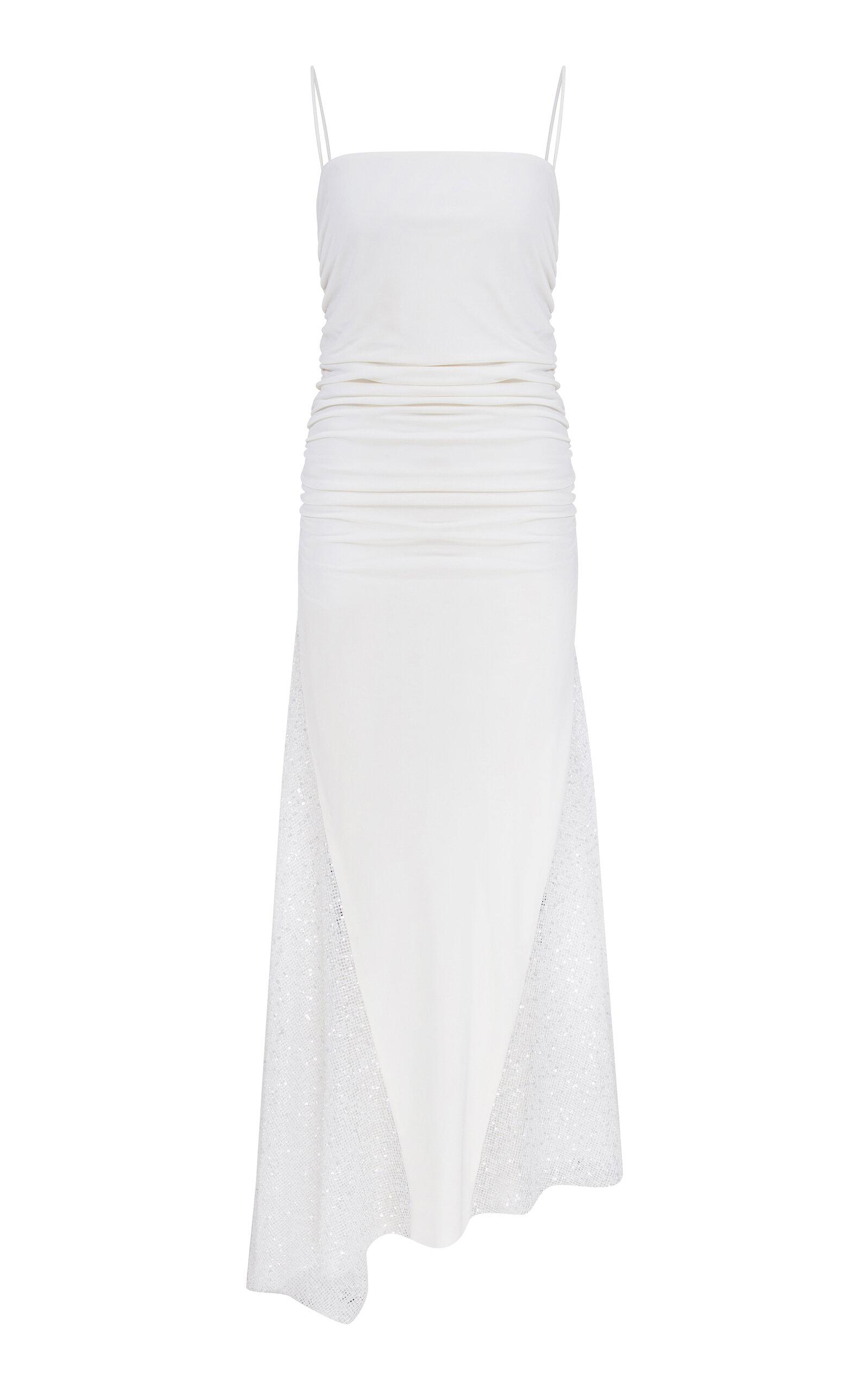 ILA THE BRAND Elle Sequin-Paneled Jersey Midi Dress - Moda Operandi by ILA THE BRAND