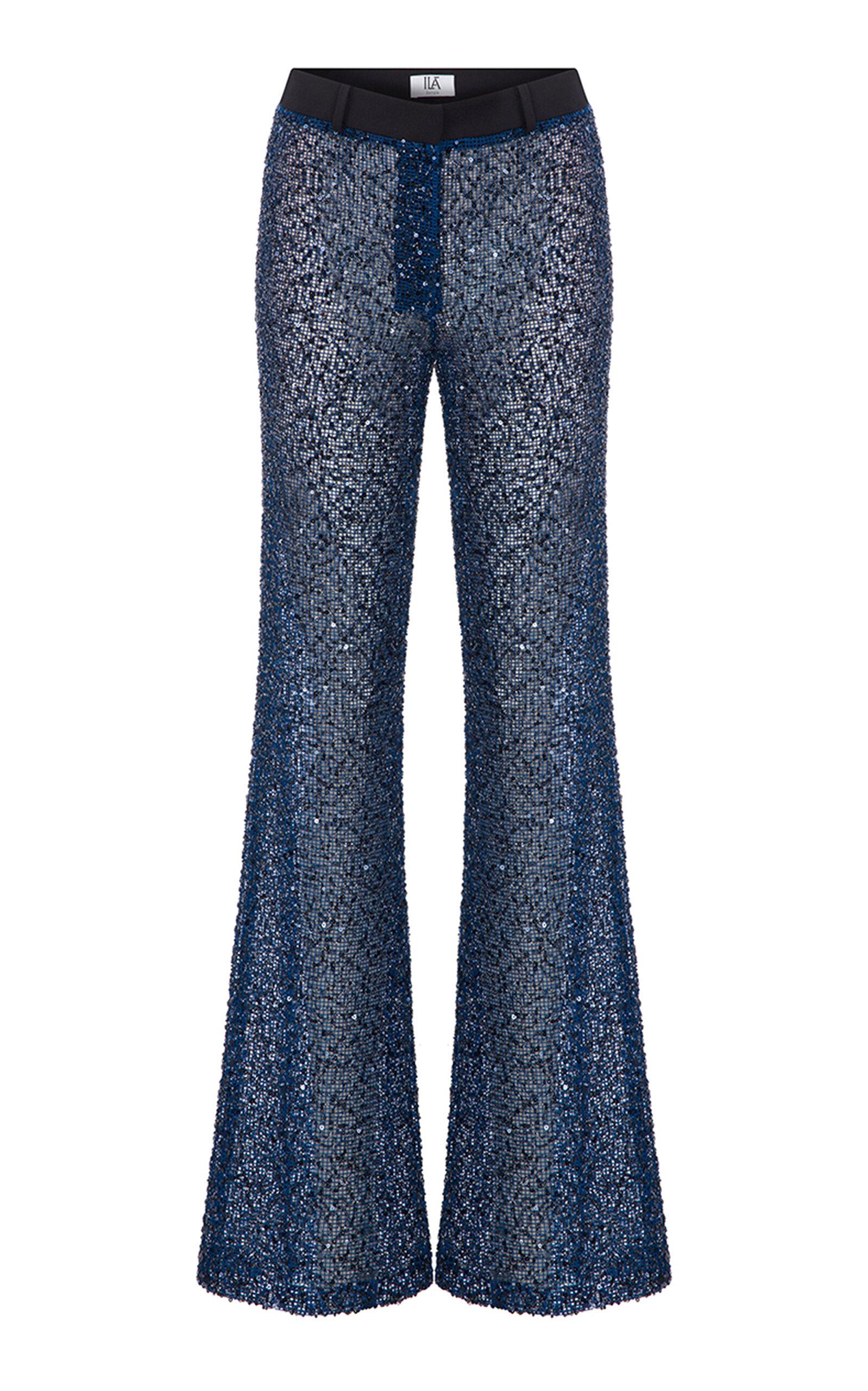 ILA THE BRAND Heidi Sequined Trousers - Moda Operandi by ILA THE BRAND