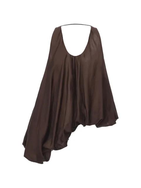 Fleur asymmetric draped top by ILI NODE