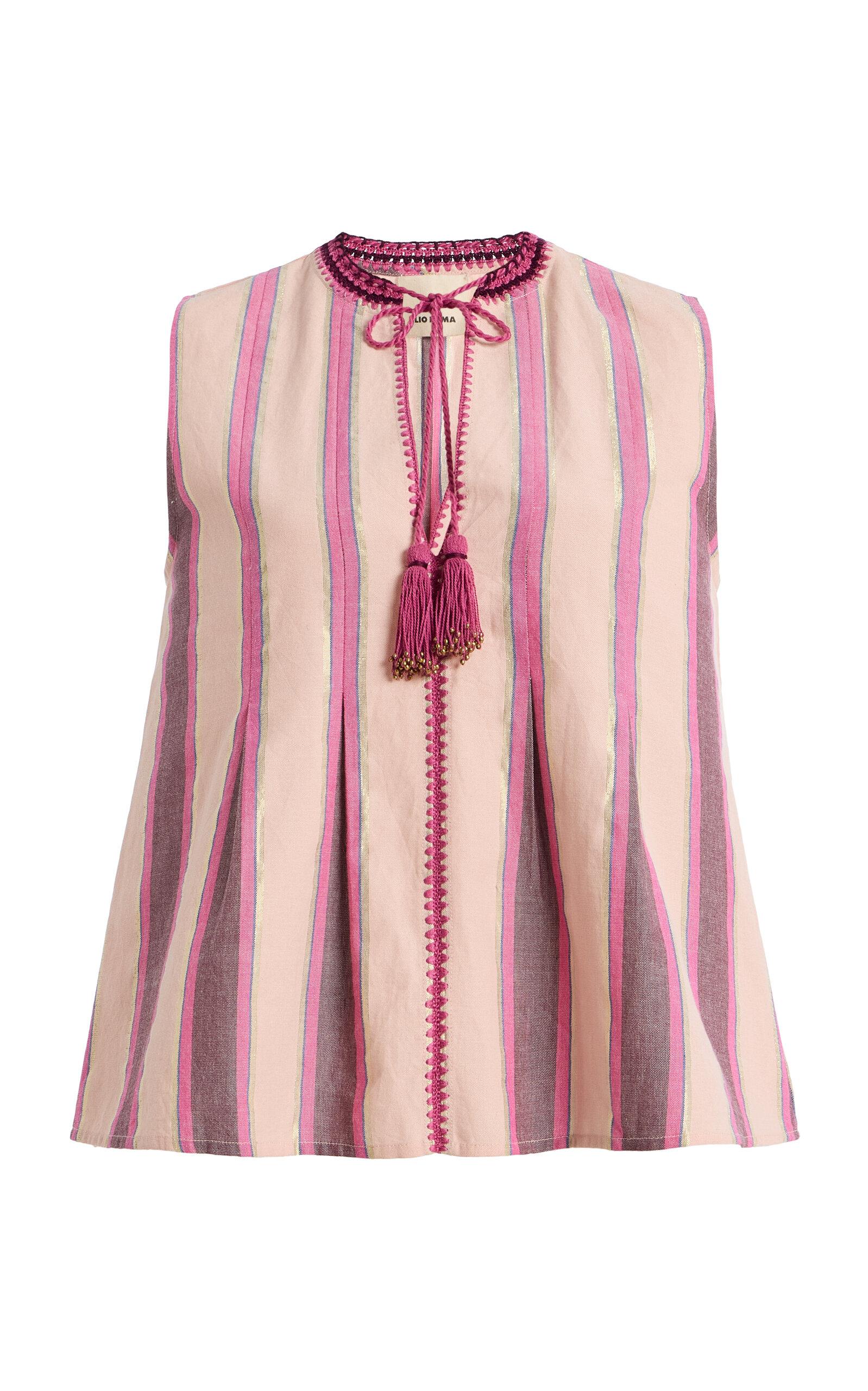 Ilio Nema Odin Striped Cotton Pants - Moda Operandi by ILIO NEMA