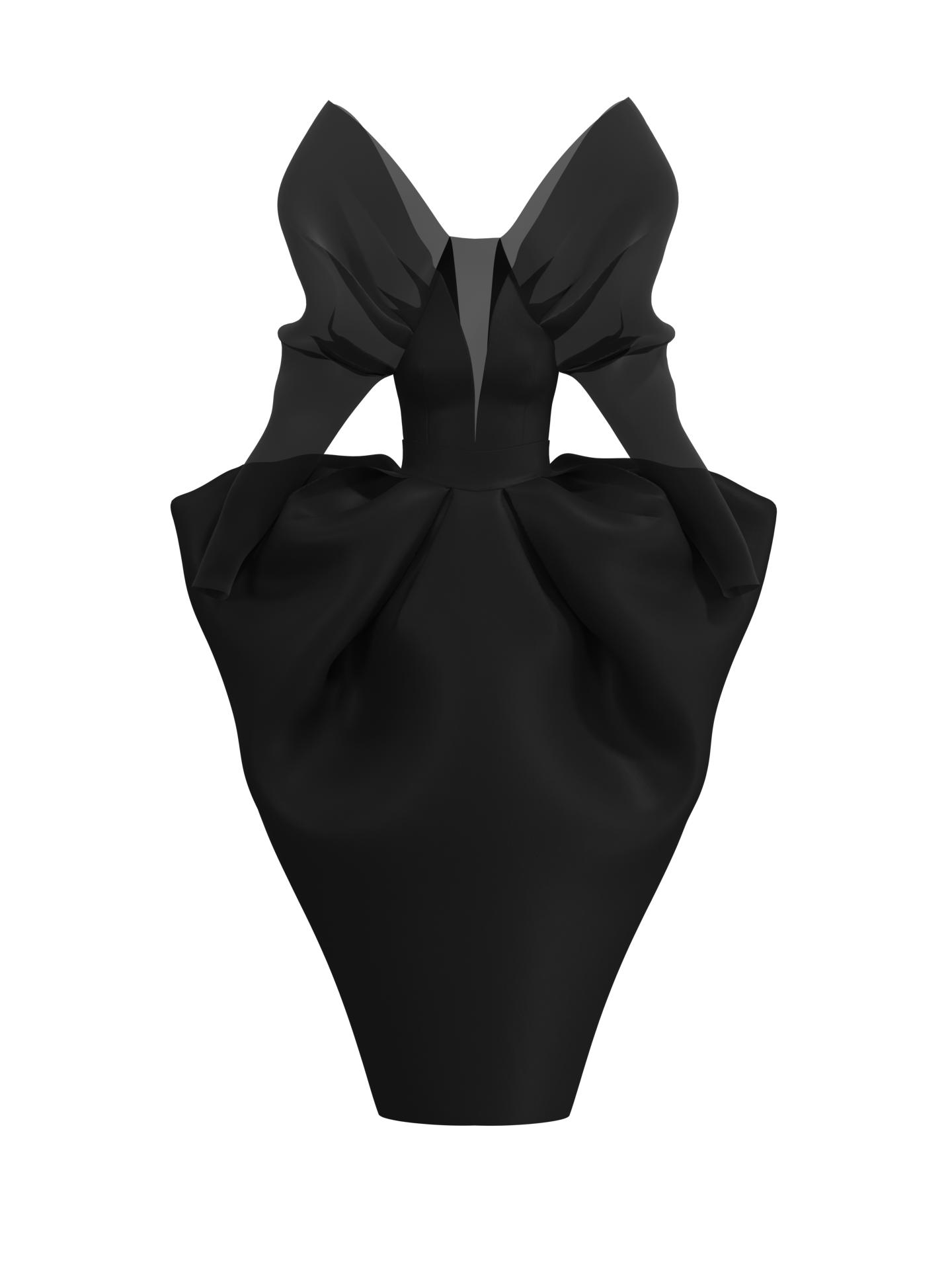 Queen of spades dress by ILONA SONG