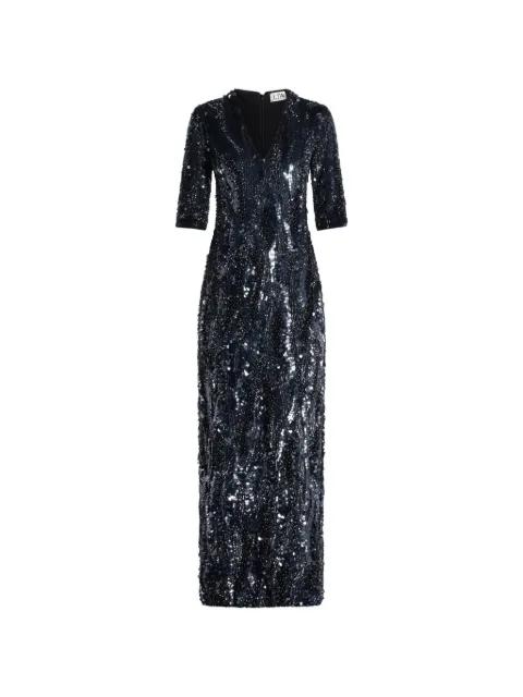 Allegra sequin V-neck maxi dress by ILTA