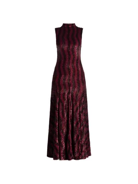 Leonie sequin striped midi dress by ILTA