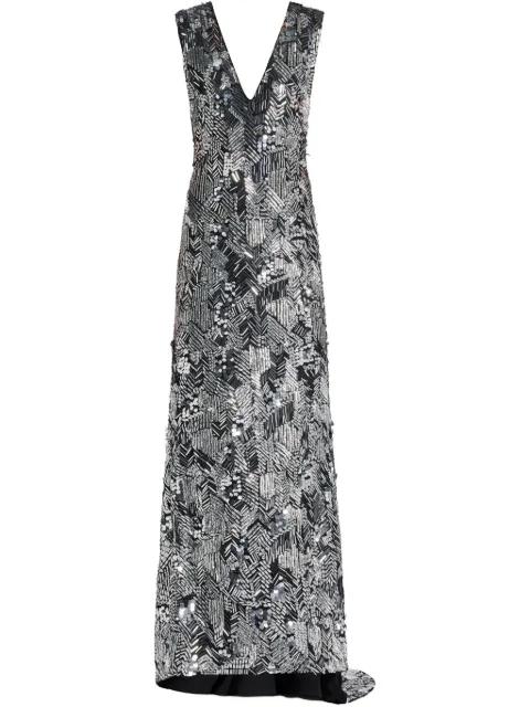 sequin-embellished maxi dress by ILTA
