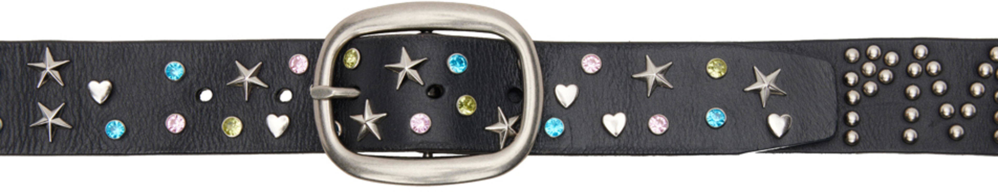 SSENSE Exclusive Black Mimi Wade Edition Studded Belt by I'M SORRY BY PETRA COLLINS SSENSE Exclusive Black Mimi Wade Edition Studded Belt by I'M SORRY BY PETRA COLLINS