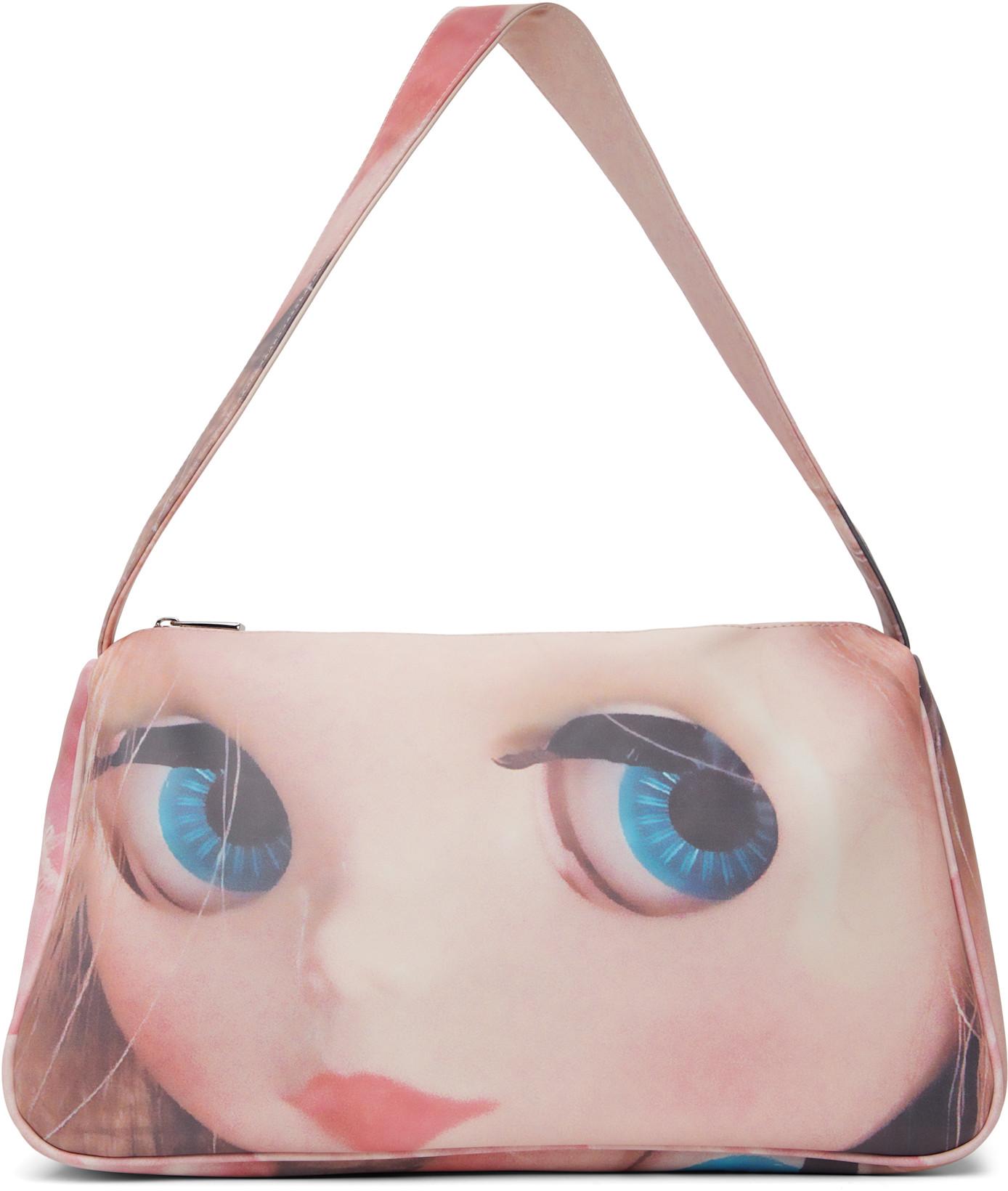 SSENSE Exclusive Pink JennyFax Edition Blythe Doll Print Bag by I'M SORRY BY PETRA COLLINS