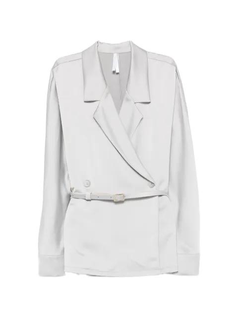 belted double-breasted blazer by IMPERIAL