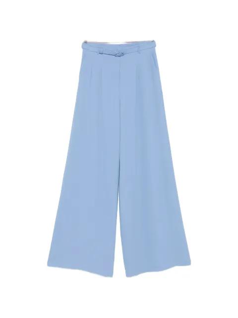 belted pleated trousers by IMPERIAL