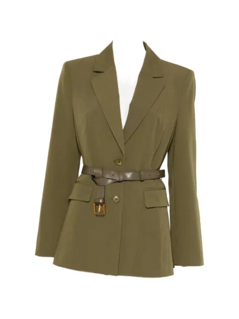 belted single-breasted blazer by IMPERIAL