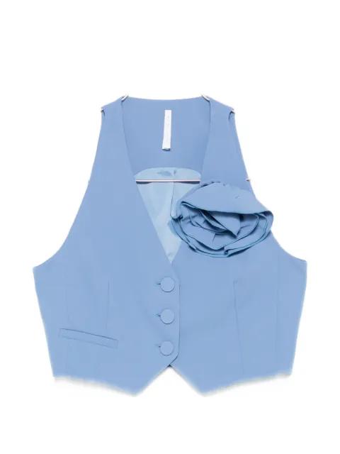 floral-appliqué waistcoat by IMPERIAL