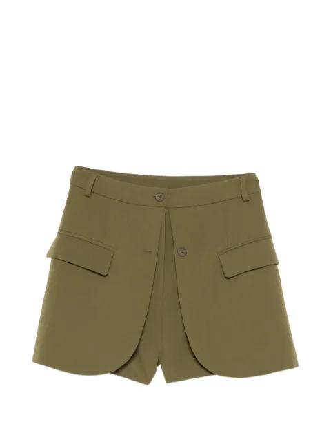 layered panel shorts by IMPERIAL