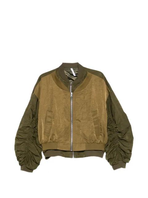 panelled ruched-sleeve jacket by IMPERIAL