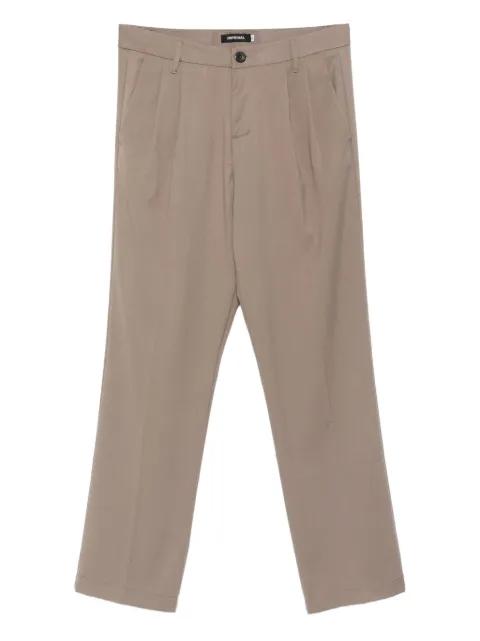 pleated cotton trousers by IMPERIAL