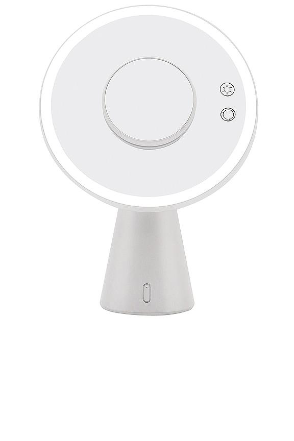 Impressions Vanity Luna Makeup Mirror and Night Lamp with Bluetooth Speakers in White by IMPRESSIONS VANITY