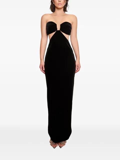 Imroska Cleopatra cut-out strapless maxi dress by IMROSKA