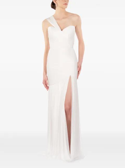Mattew pleated draped maxi dress by IMROSKA