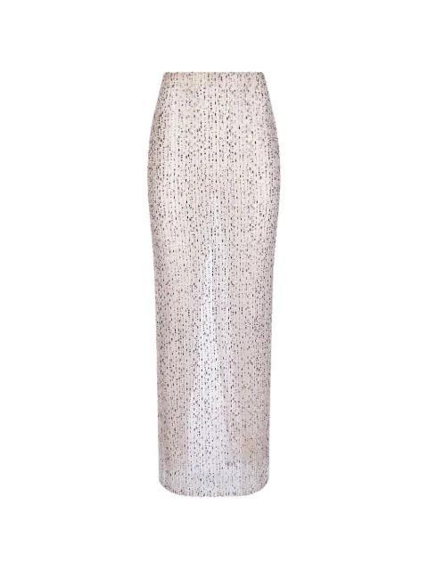 embellished maxi skirt by IMROSKA
