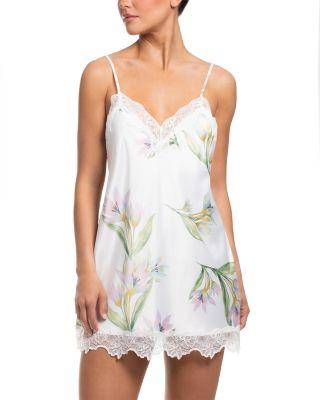 Lace Trim Satin Chemise by IN BLOOM BY JONQUIL