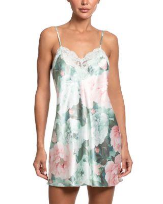 Lace Trim Satin Chemise by IN BLOOM BY JONQUIL