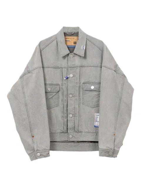 bleached denim jacket by IN*STRU(MEN-TAL).