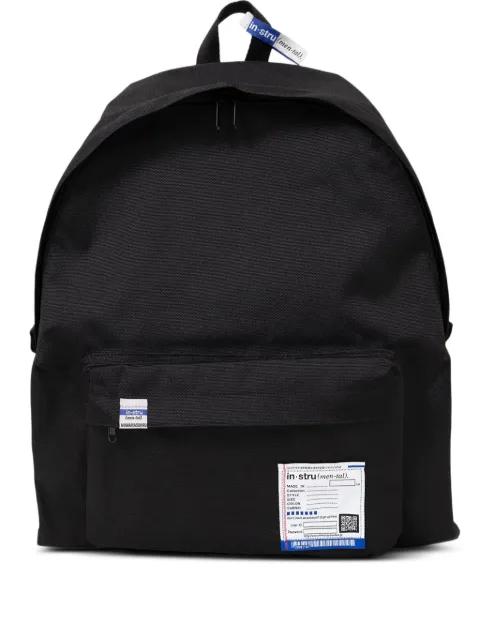 label-detail backpack by IN*STRU(MEN-TAL).