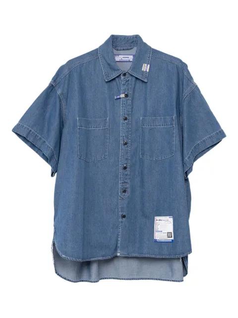 logo-patch denim shirt by IN*STRU(MEN-TAL).