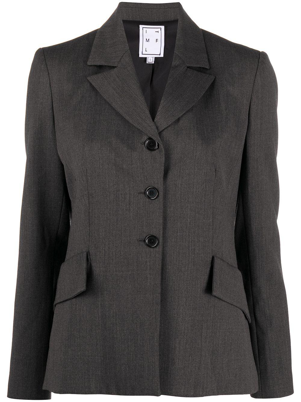 notched-lapels single-breasted blazer by IN THE MOOD FOR LOVE