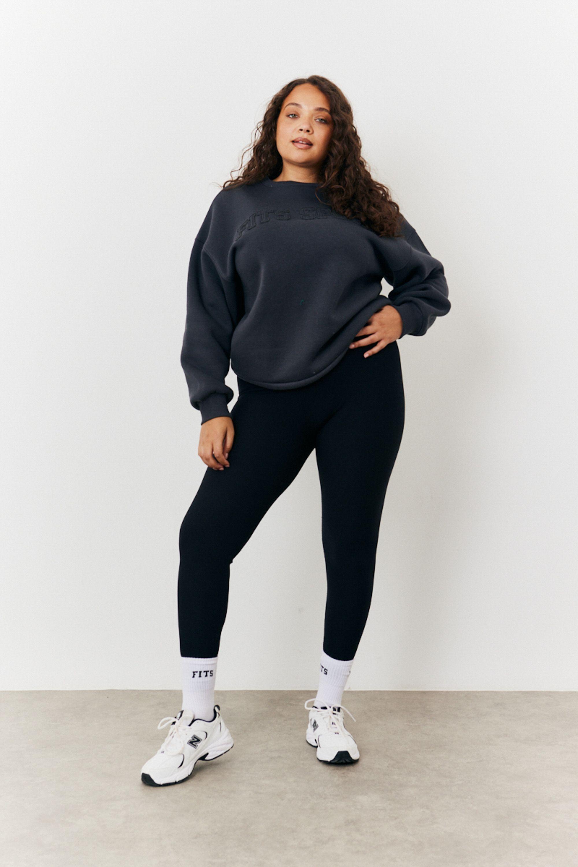 Charcoal Distressed Fits Oversized Sweater by IN THE STYLE