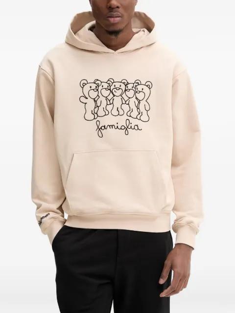 bear graphic-print hoodie by INBETWEENERS