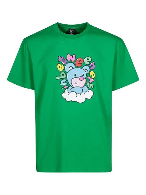 bear-print cotton t-shirt by INBETWEENERS