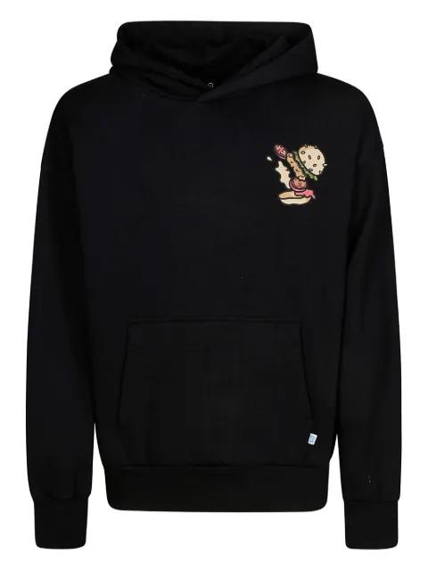 bear-print pocket hoodie by INBETWEENERS