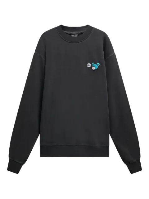 embroidered crew-neck sweatshirt by INBETWEENERS