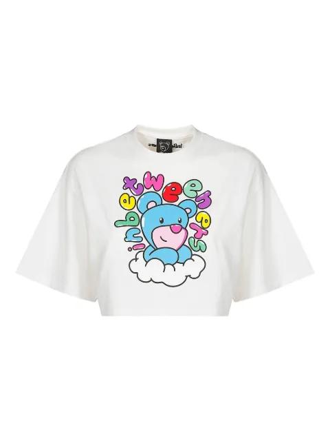 teddy-print T-shirt by INBETWEENERS
