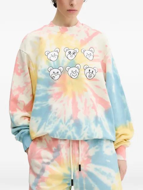 tie-dye graphic sweatshirt by INBETWEENERS