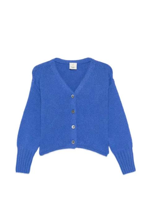 buttoned V-neck cardigan by INCENTIVE! CASHMERE