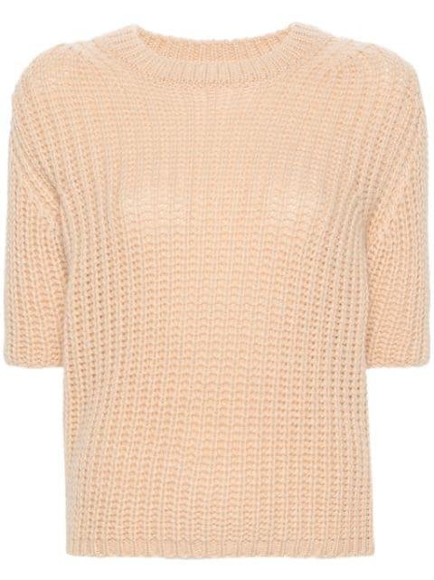crew-neck chunky-knit top by INCENTIVE! CASHMERE