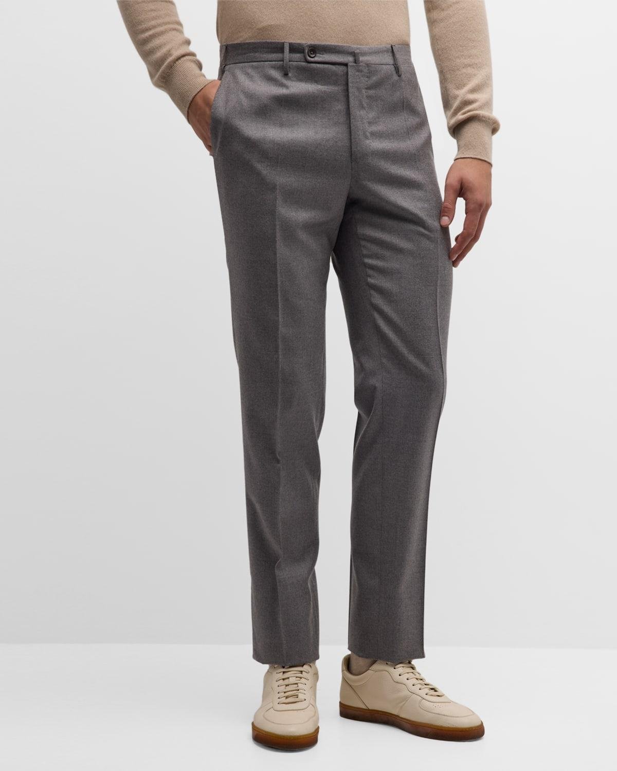 Men's Super 100s Wool Dress Pants by INCOTEX