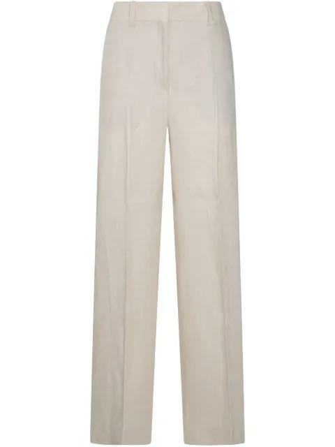 belt-loop palazzo pants by INCOTEX