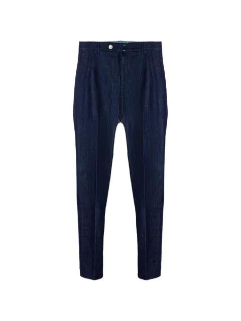belt loops button trousers by INCOTEX