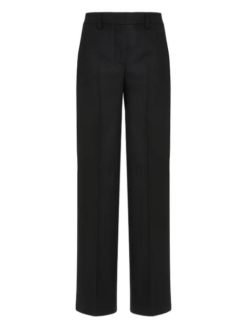belt loops-detail trousers by INCOTEX