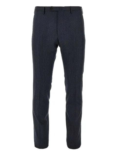 belt loops-detail trousers by INCOTEX